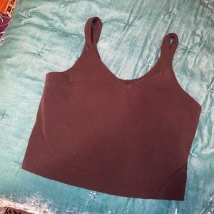 LULULEMON BLACK ALIGN TANK - FROM A DOG FRIENDLY HOME